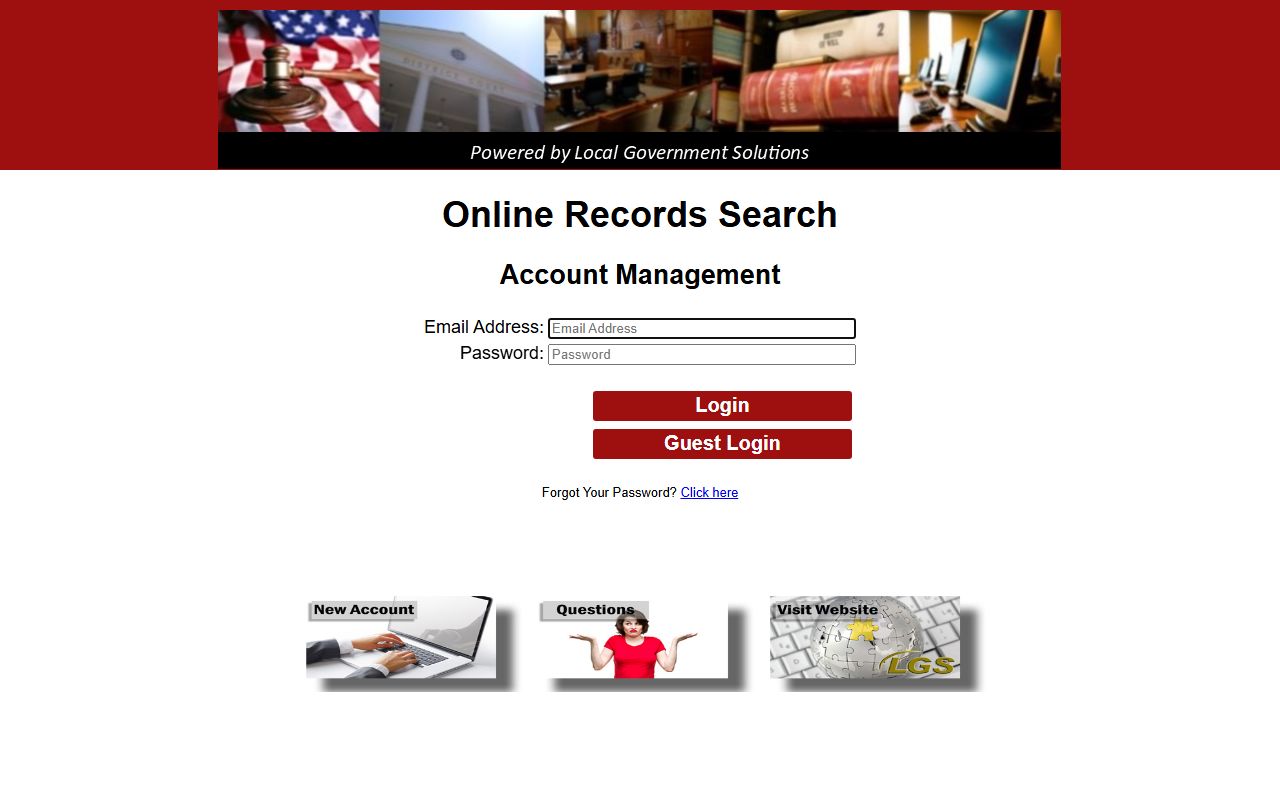 Bailey County court records after arrest LGS online records portal